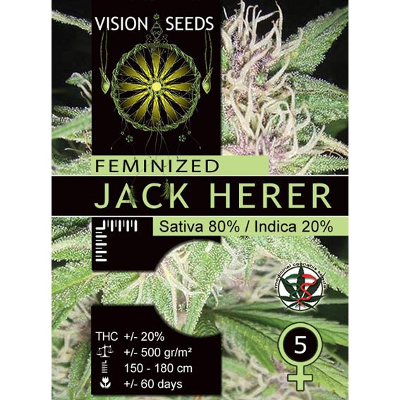 Jack Herer Feminized - 5 Seeds